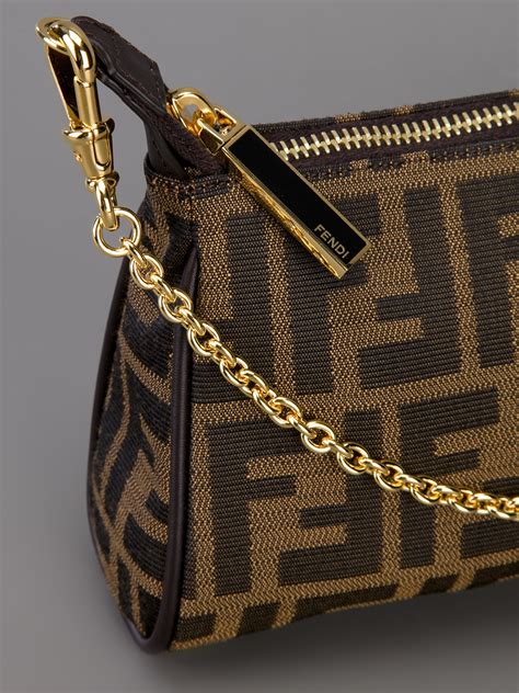 fendi black and brown bag|fendi shoulder bag brown.